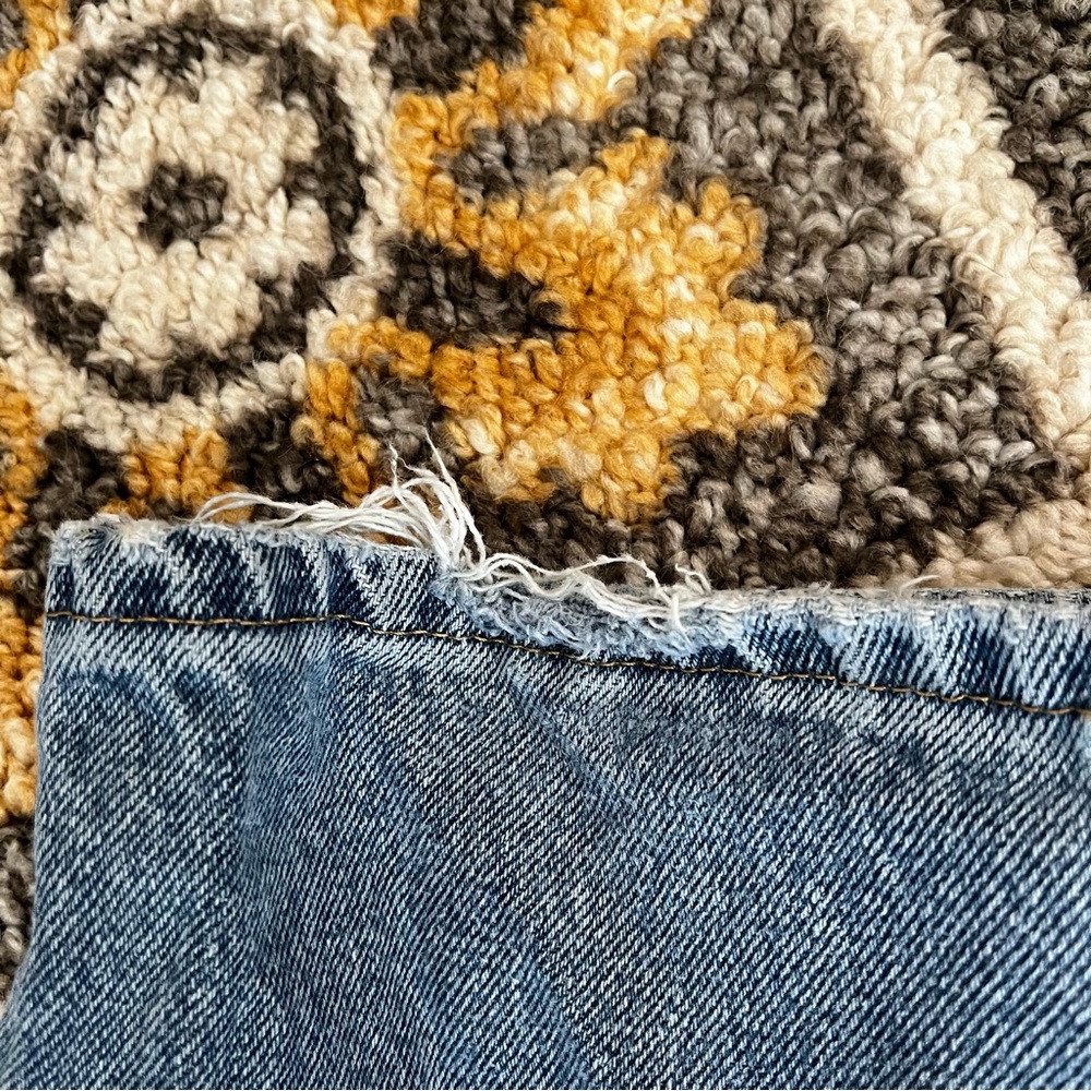 Men’s Wrangler Relaxed fit  Blue Denim Jeans 40x32 - Picture 5 of 6